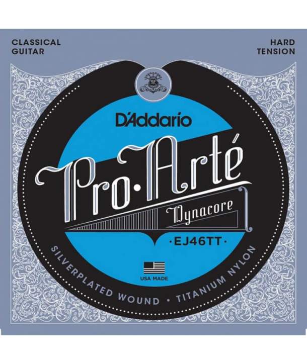 Juego Cuerdas Guitarra Clásica D'addario EJ46TT Tension Fuerte