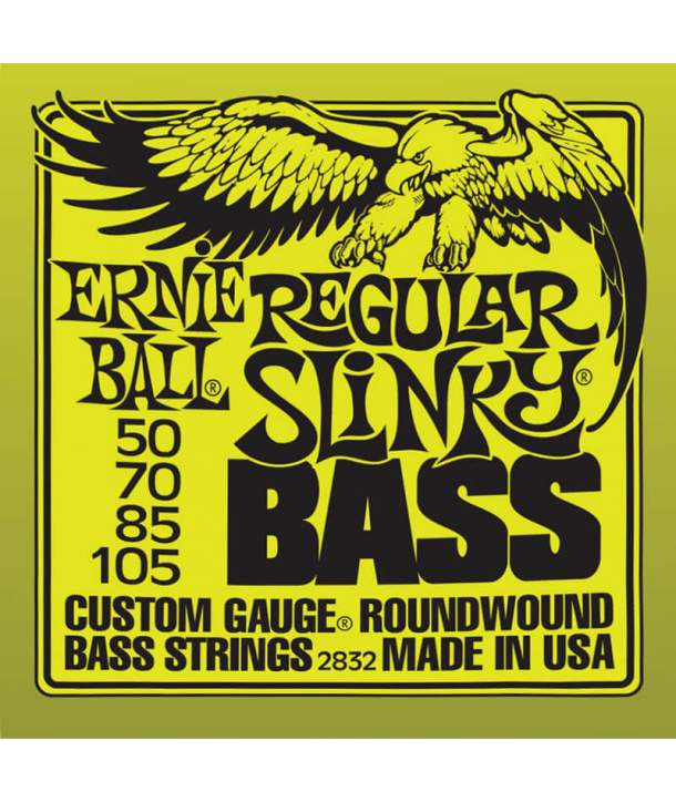 Juego Cuerdas Bajo Ernie Ball 2832 Regular Slinky