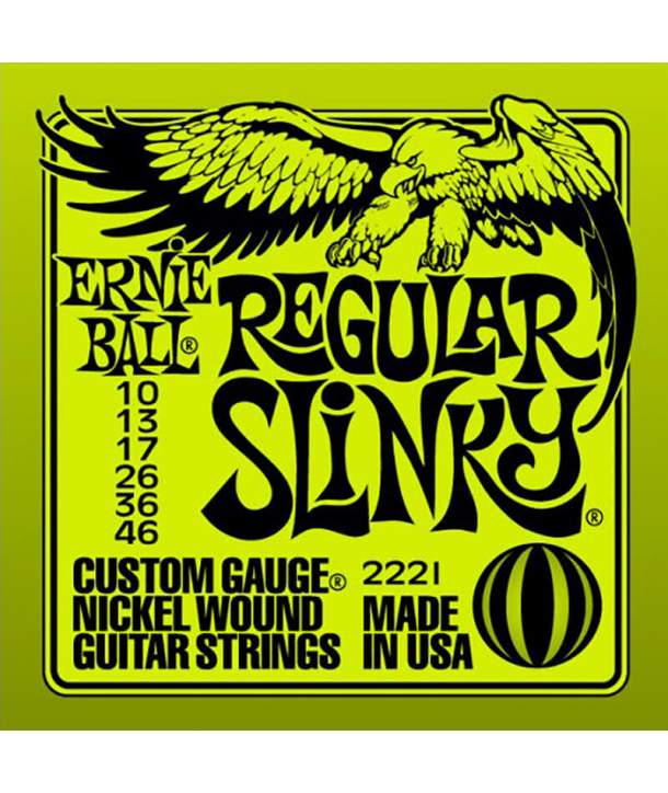 Juego Cuerdas Guitarra Eléctrica Ernie Ball 2221 Regular Slinky