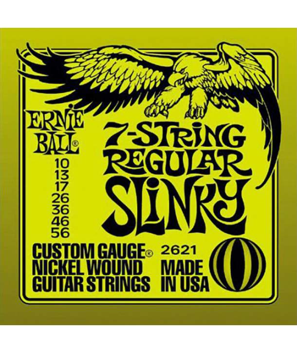 Juego Cuerdas Guitarra Eléctrica Ernie Ball 2226 Burly Slinky