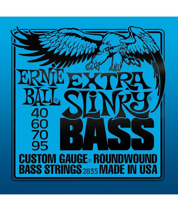 Juego Cuerdas Bajo Ernie Ball 2835 Extra Slinky