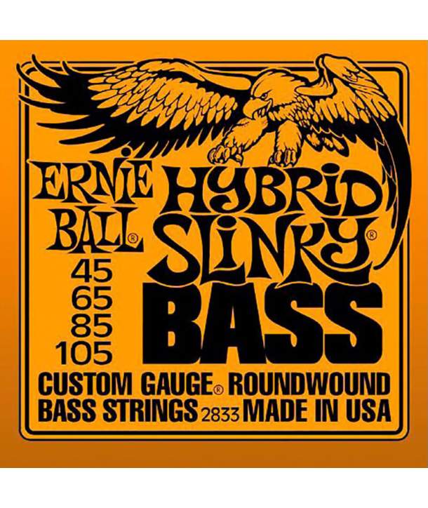Juego Cuerdas Bajo Ernie Ball 2833 Hybrid Slinky