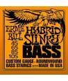 Juego Cuerdas Bajo Ernie Ball 2833 Hybrid Slinky