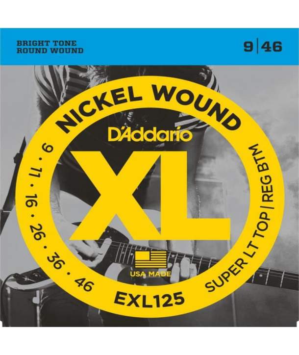 Juego Cuerdas Guitarra Eléctrica D´addario EXL125