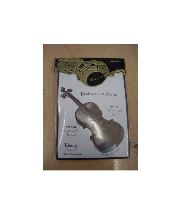 Strad Pad Large Ébano - Protector Barbada Violín/Viola