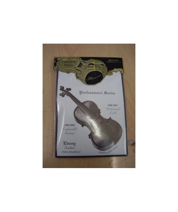 Strad Pad Standard Ébano - Protector Barbada Violín/Viola