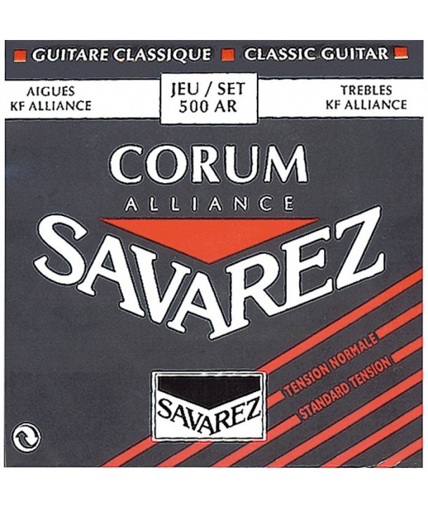 Set Cuerdas Savarez 500-AR Corum Alliance Roja - Musica, Arte y Sonido S.L.