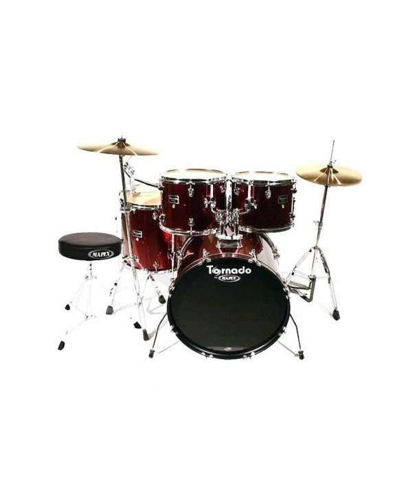 BATERIA TORNADO By MAPEX 18" Roja