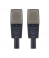 AKG C-414 XLS / ST Micrófono Estudio (Kit 2 Micros) + Maleta Aluminio