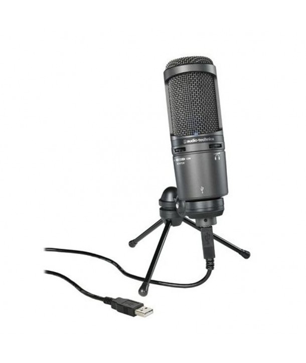 AUDIO TECHNICA AT-2020USB+ Micrófono USB Cardioide de Condensador