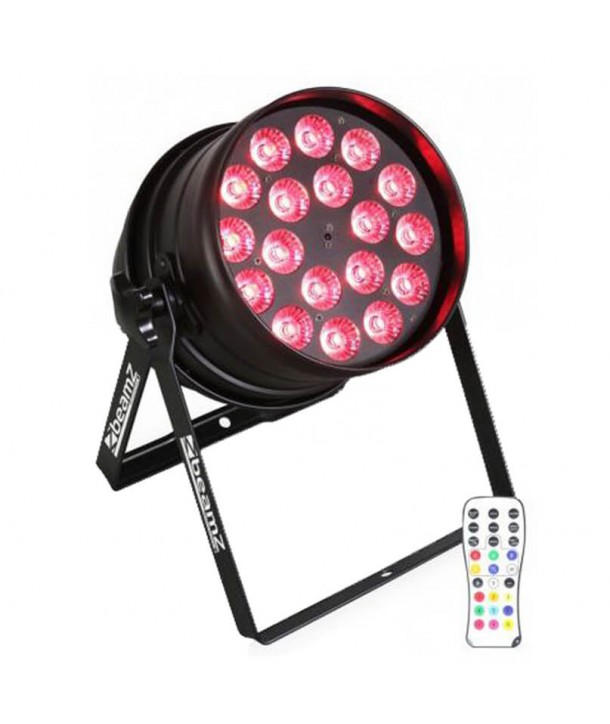 Foco BPP205 PAR 64 LED 18x 15W PENTA IR DMX Beamz 151233