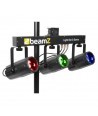 Set de iluminación Beamz 153738 3-Some Conjunto 3x 57 RGBW LEDs