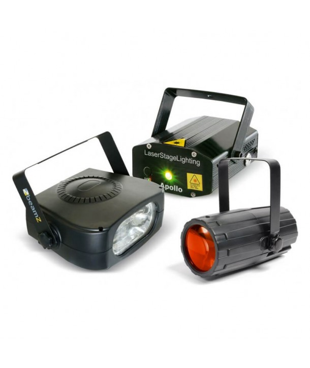 Set de iluminación Beamz 153786 Pack Iluminacion 4