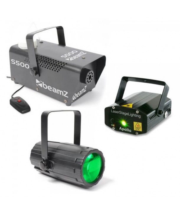 Set de iluminación Beamz 153783 Pack Iluminacion 3