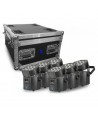 Set de iluminación Beamz BBP60 Conjunto Focos, 6pcs en Flightcase con cargador 150587