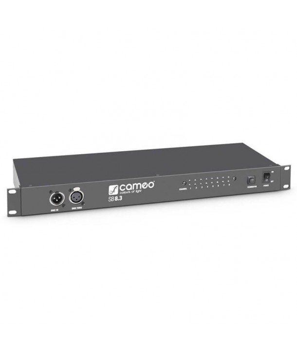 Controlador Cameo SB8.3 Distribuidor DMX de 8 canales (3 pines)