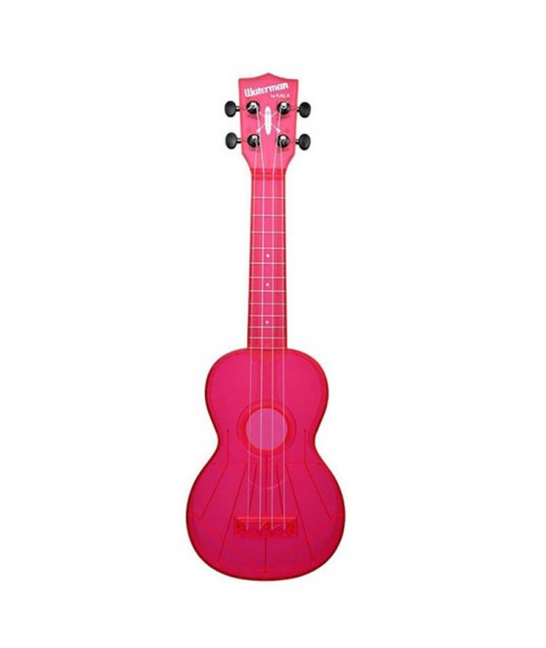 Ukelele soprano Kala Kaswfro Waterman Rosa Transparente