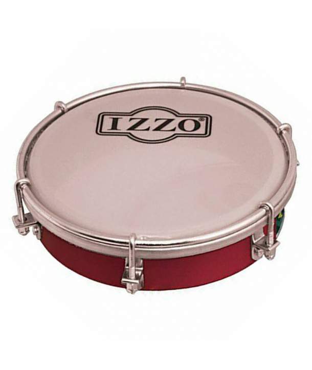 Tamborim Izzo 6'' - ABS, rojo