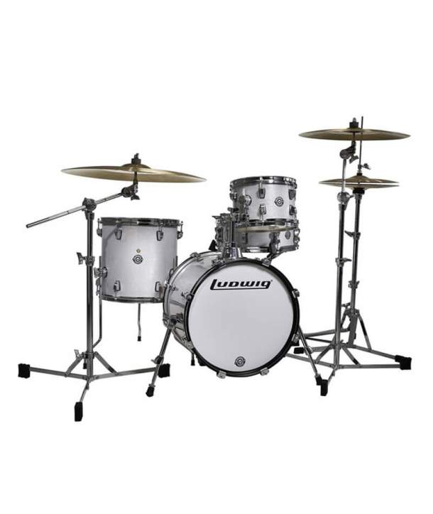 Batería Junior Ludwig LC179XX Breakbeats White Sparkle